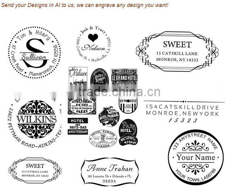 Free Sample Epress Square Plastic Seal,Self Inking Name Stamp,Text Rubber Stamp S-5822