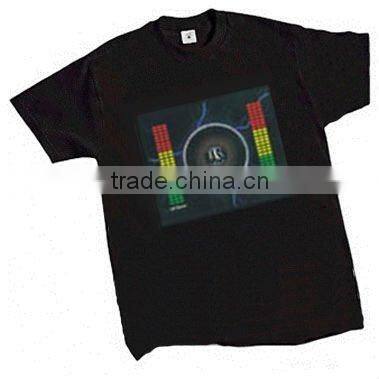 el light-up graphic equalizer t shirt