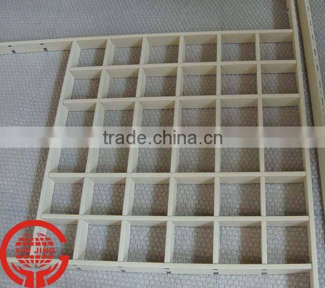 Interior Aluminum gird decorative false ceiling tiles