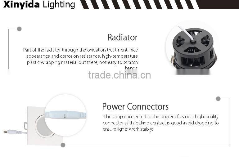 Suitable for shopping malls, hotels, office, exhibition hall, boutique 14w led down light fixtures