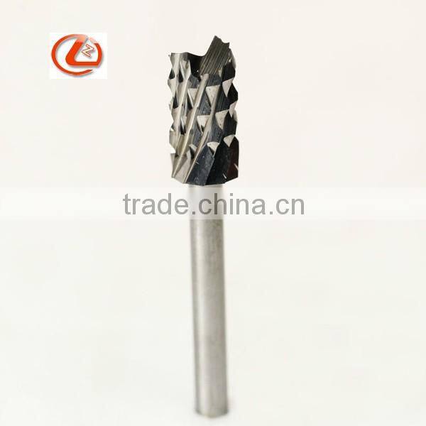 Multi Flute tungsten carbide rotary burrs for PCB, synthetic stone other non metallic etc