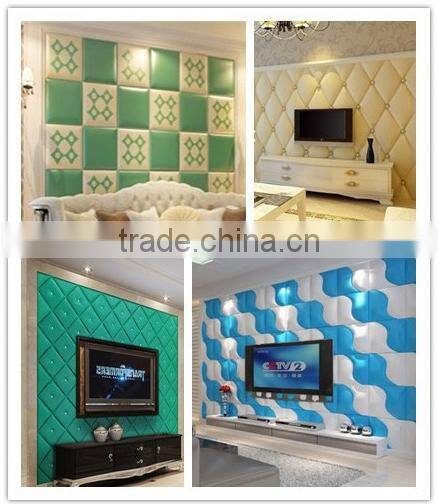 Semi PU upholstery leather supplier surface with embroider design and metallic color