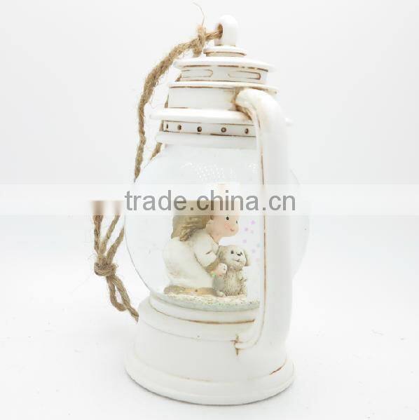 Decoration Fashion Design Cute Resin Chinese Red Lantern
