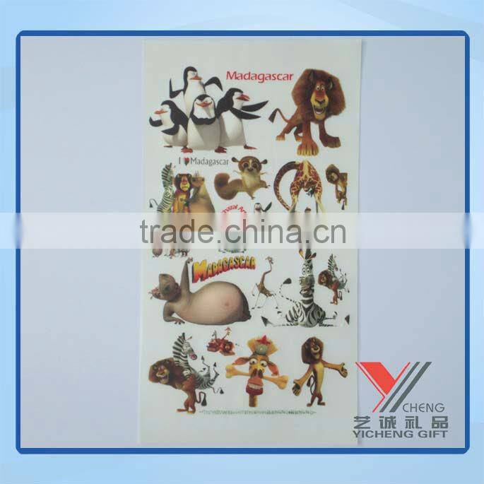 2015 new design Water transfer temporary metallic tattoo sticker for luxury woman