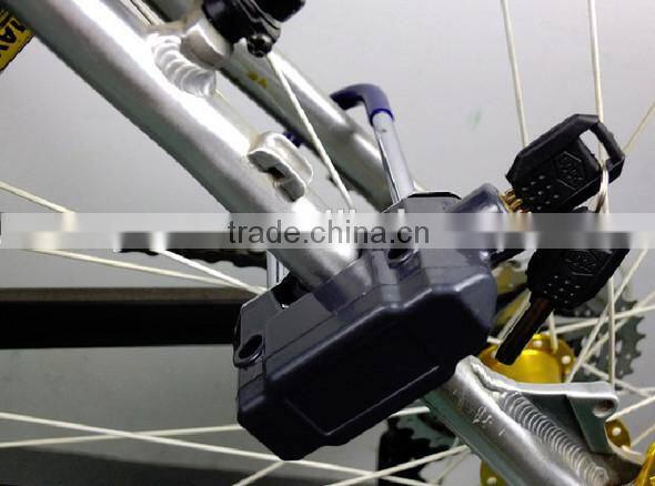 Alarm lock for bicycle, bicycle alarm lock U type electronic alarm lock