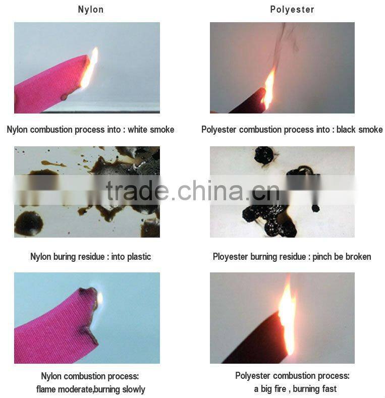 100% nylon un-napped loop