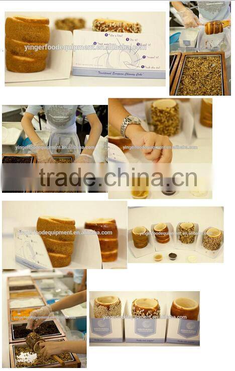 chimney cake oven fast food kiosk franchise