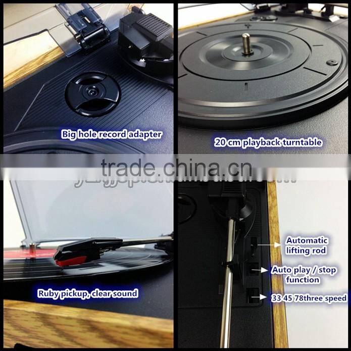 new product 6-in-1 bluetooth lp record player