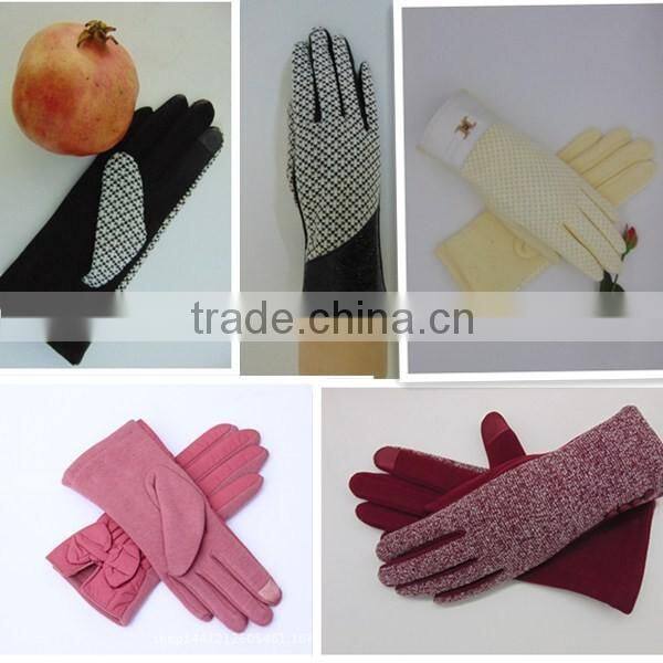 China Skillful Manufacturer Bright Color Gloves