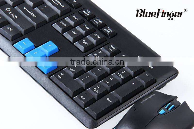 Shenzhen Factory Dual Multimedia 2.4G wireless keyboard and mouse