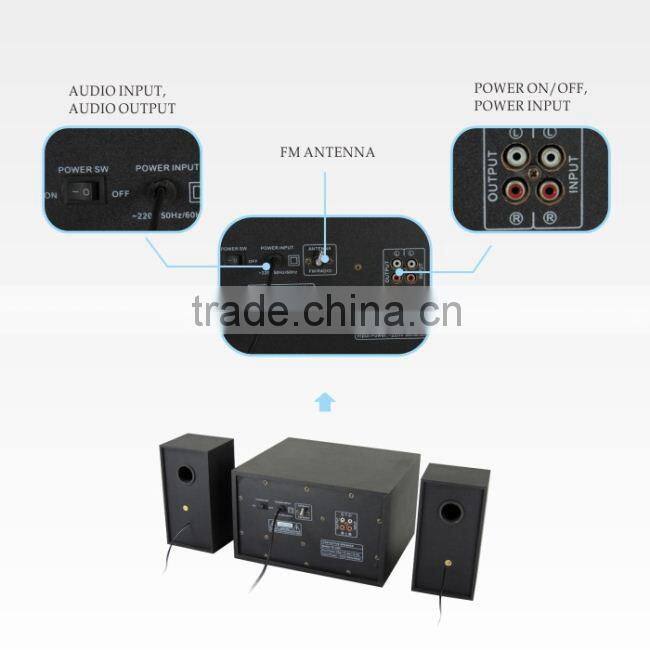 COOL~!! 2.1 Portable Speaker for PC and USB