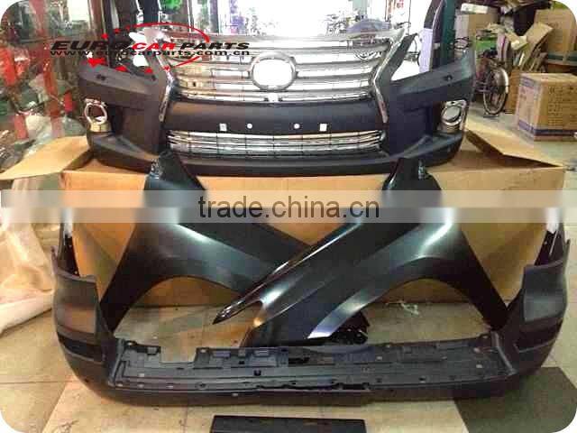 new arrival lx570 body kit for suv lexus 570 modified 2008 old model to new 2013 look PP