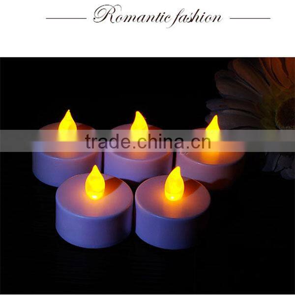 Wholesale Rechargeable LED Tea Light Candles Yellow