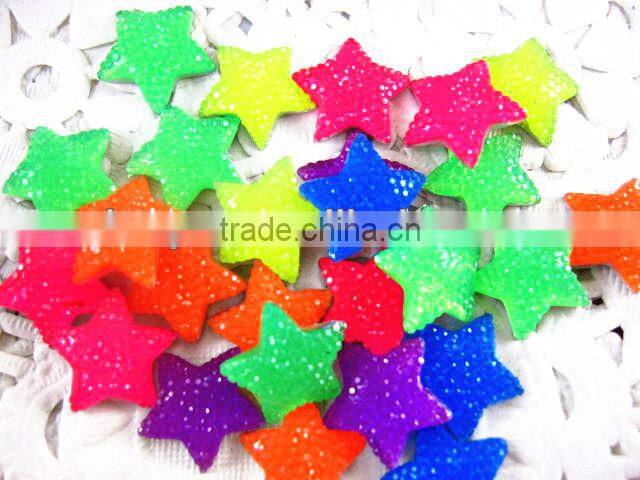 Shining Resin mini star-Flat back resin craft(Cabochon)