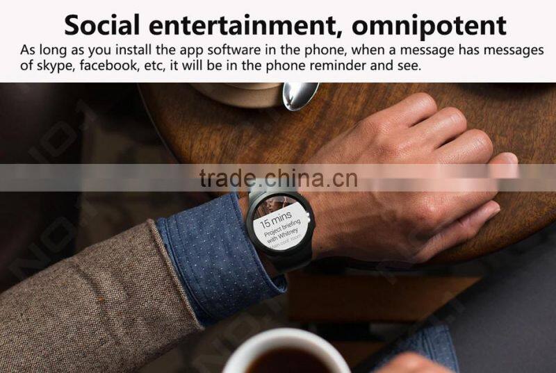 NO.1 G3 Bluetooth Smart Watch Phone Full Round Circle Wrist Smartwatch MTK2502 SIM TF Card Fitness Tracker for IOS android phone