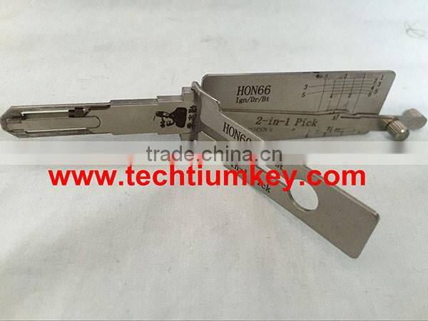 Original Lishi HU46 2 in 1 decoder and Lock pick combination tools for Buick