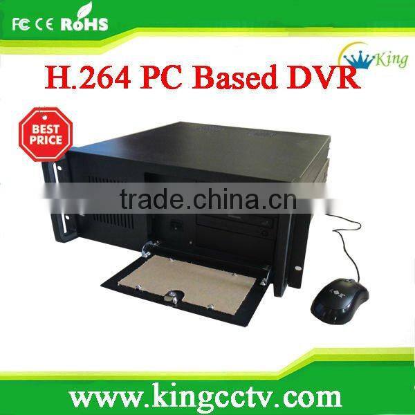 New network dvr support ip camera HK-DVR232H H.264 32ch PC based DVR