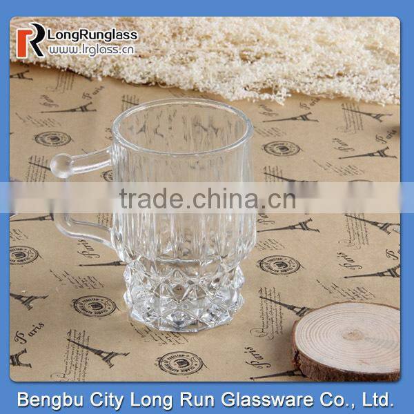 LongRun 140ml crystal glass coffee cup wholesale