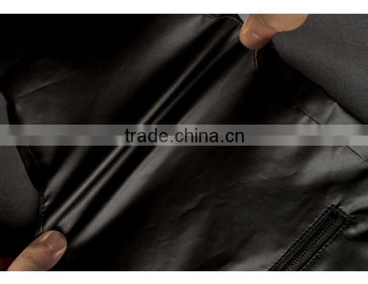 2016 Autumn Fashion Women Metal Button Belt Loop Black Sexy Tight Trousers Ladies High Waist PU Leather Skinny Slimming Pants