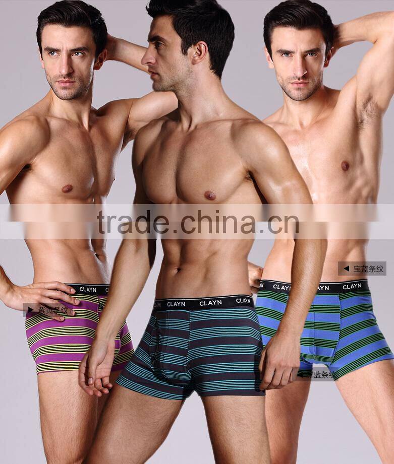 MC CLAYN Brand male panties100% cotton hydroscopic u breathable comfortable boxer panties Men's Boxers underwear