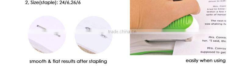 Half Strip Plastic 24/6 26/6 Stapler