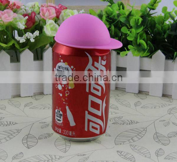 Customzized Oem Universal Silicone Coffee Tea Cup Lids hat shape lid