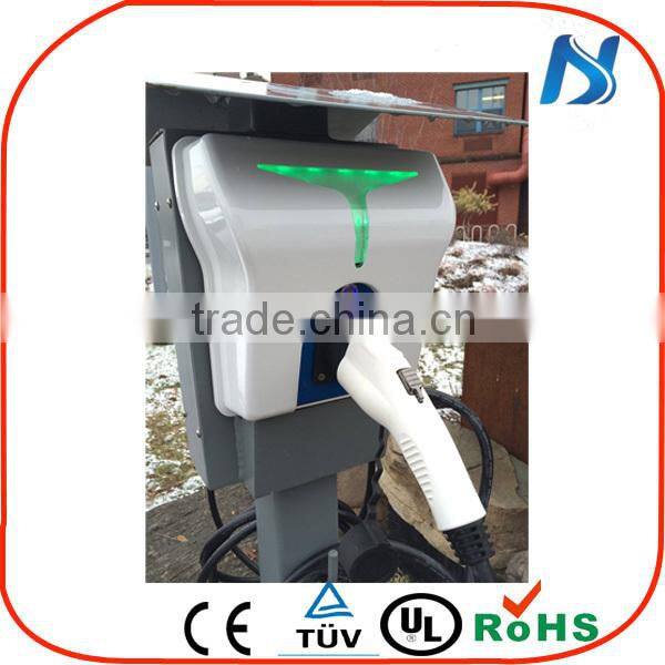 Level 2 Wall Mount EV charging station 32A 7.2kw for home AC Charging solar ev chargerJ1772 ev plug wall box ev charger