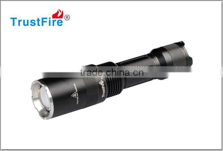 TrustFire Hot sale police zoomable maglite Z6 with 1*CREE XM-L 2 led 1600lumen 1*18650 battery operated
