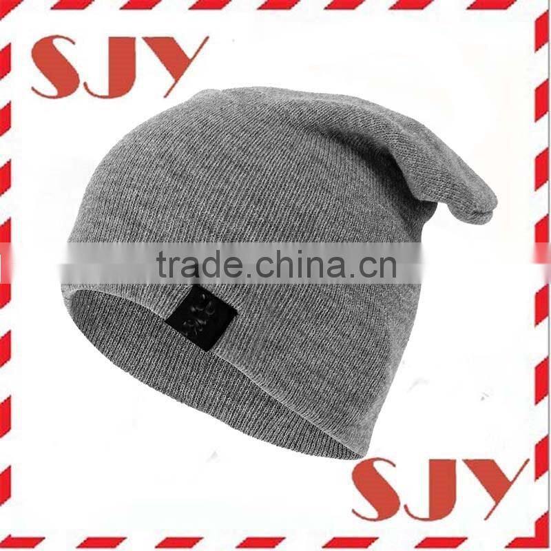Hip Hop Winter Cap Mens Knitted Soft Feel Slouch Beanie Ski Hat