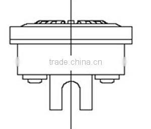 Professional manufacturer hot selling 45.5mm round electret transmitter microphone