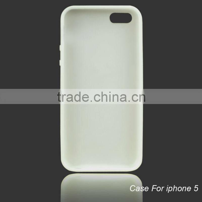OEM customized transparent matte man case for iphone 5