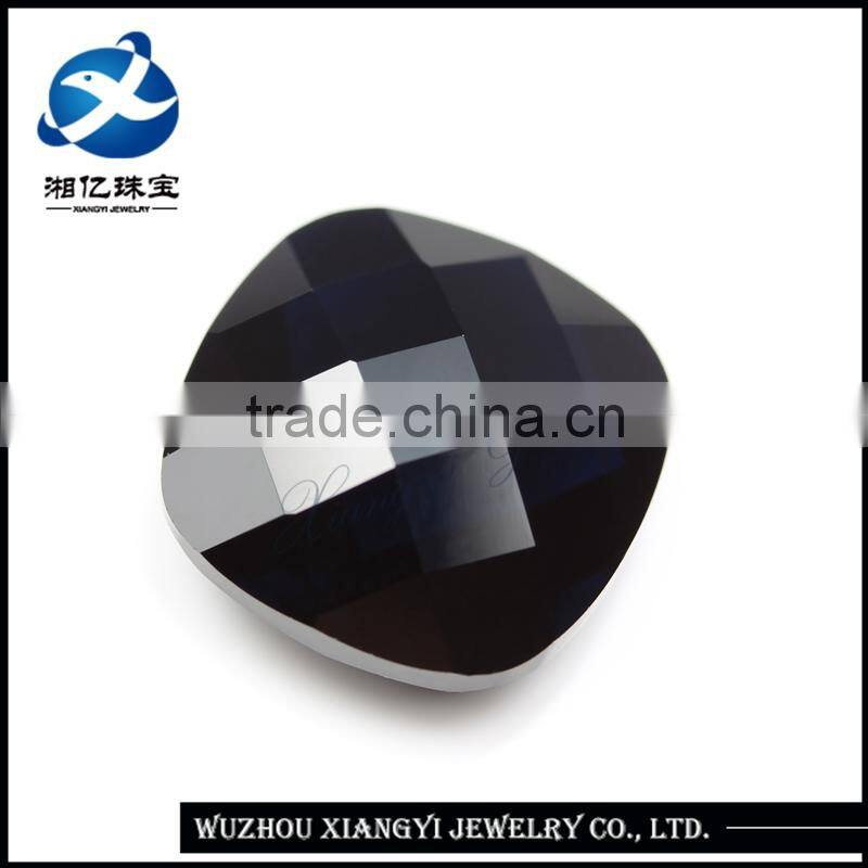 Rounded square shape synthetic spinel 12*12mm decoration gemstone bead