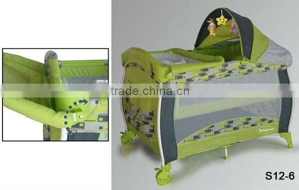 high quality foldable plastic baby playpen
