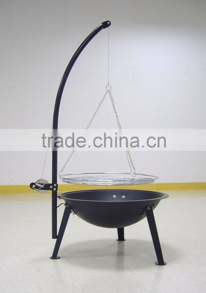 Ajdustable Swing charcoal grill KY1921