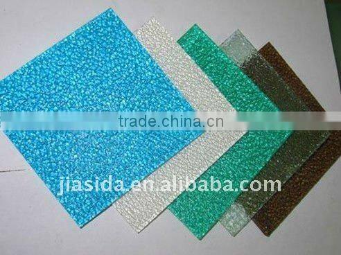 colored Polycarbonate embossed sheet
