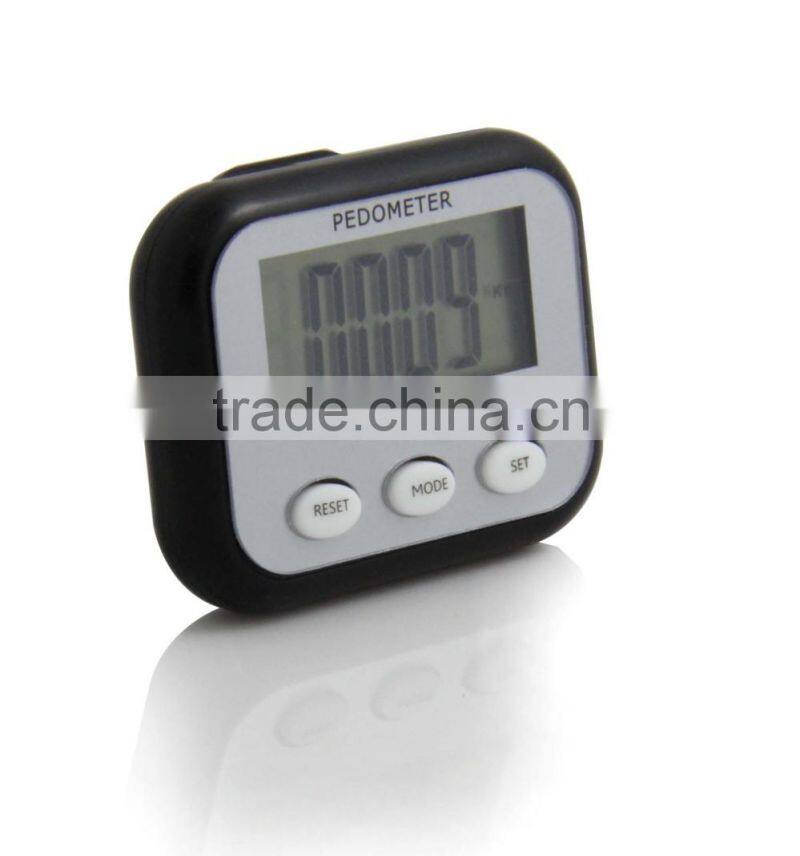 big LCD display screen multifunction pedometer