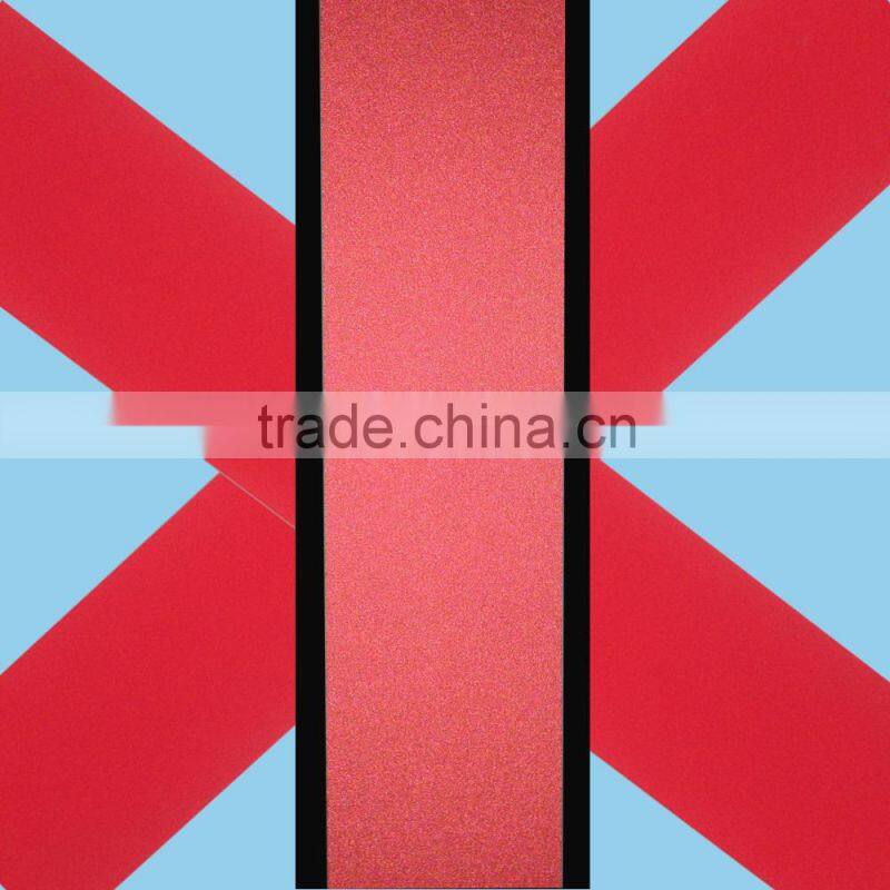 High visible colorful reflective PU leather