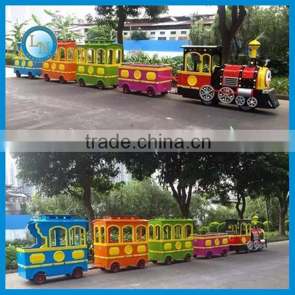 Amusement indoor kiddie electric animated rides train