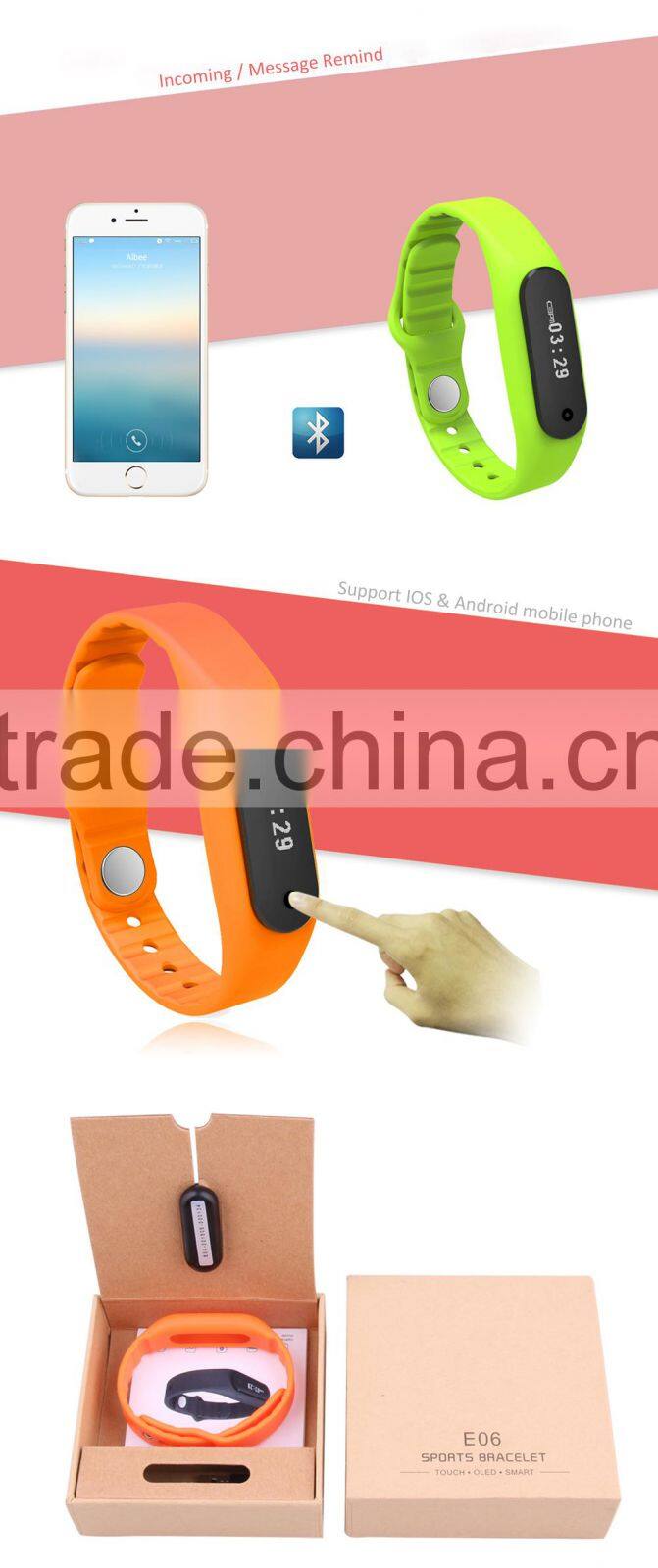 bluetooth smart bracelet watch bluetooth projector