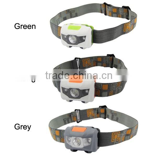 waterproof powerful 3W headlamp led for reading walking camping