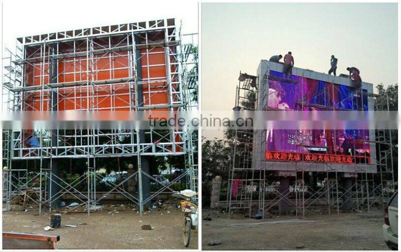 double side front service cabinet LED display PH10 outdoor