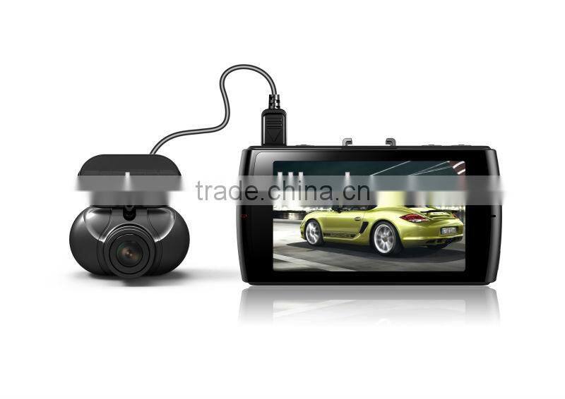 New!!! 2 channel Full HD 1080P Car Camera with LDWS RLDV-9732