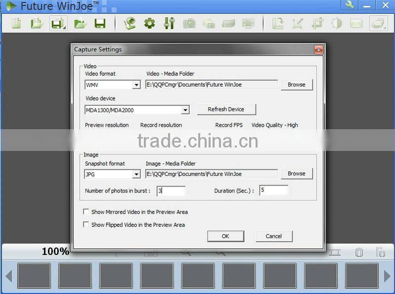 Patent MDA2000R digital portable zoom measuring microscope equipped with reticle software and LED ring light