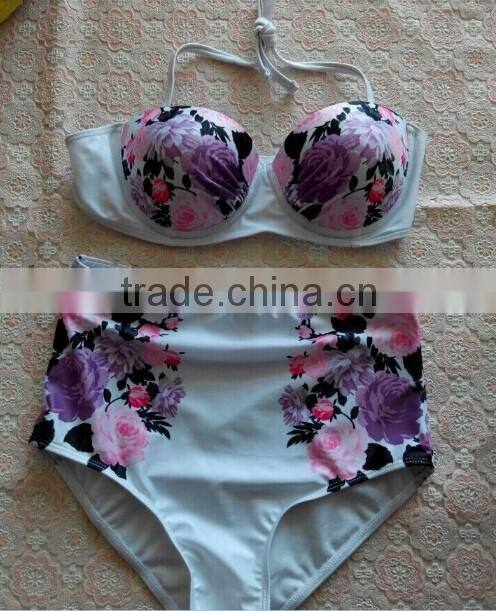 2015 New Hot Swimsuit Thong Junior Swimwear Push Up Swimming Suit For Women Sexy Strappy Junior Thong Bikini