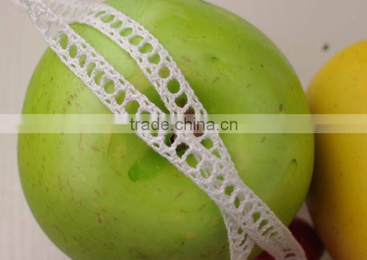 1cm white african swiss lace fabric trimmingwith low price 100301