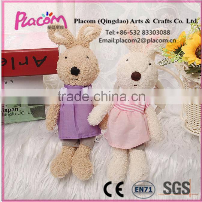 2016 Best selling High qualiyt Customize Kid toys and Gifts Wholesale Cheap Rabbit plush toy