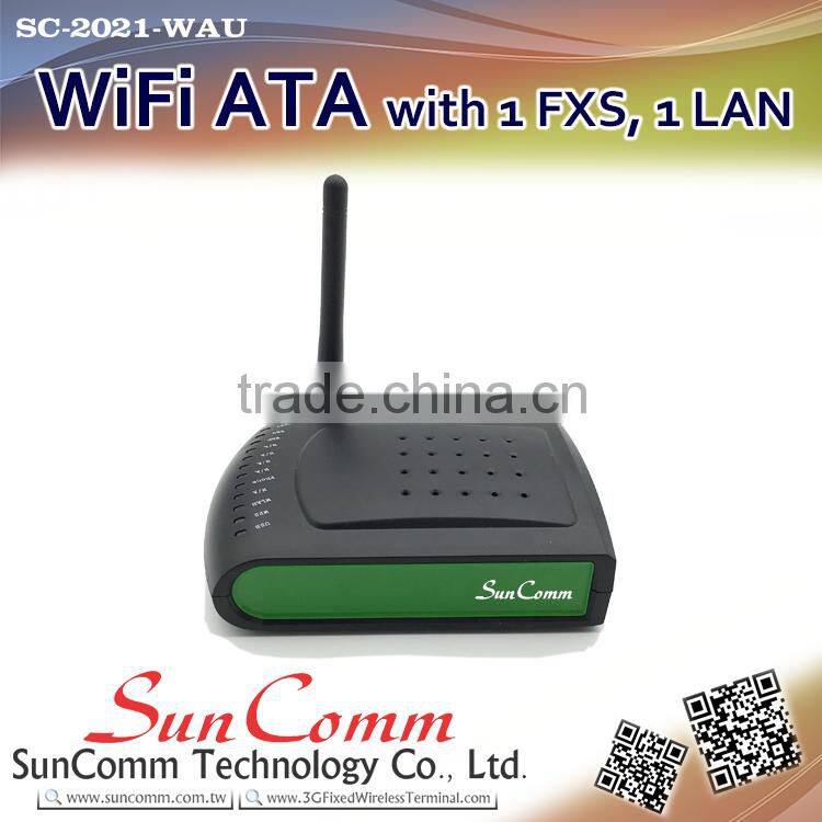 SC-2021-WAU with 1 FXS, 1 WAN WiFi ATA