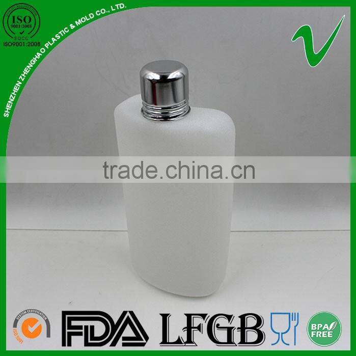 350ml HDPE empty plastic drinkware type bottle for wine packaging