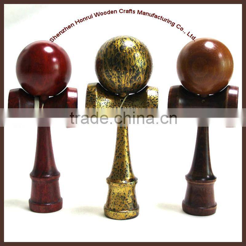 Shenzhen wooden sports equipment kendama toy