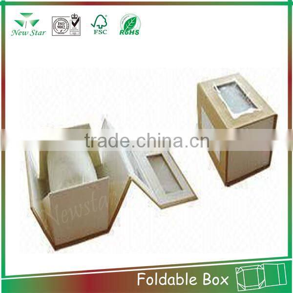 brown paper box,magnet cardboard foldable paper box